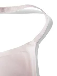 Ocili 1 pièce Soutien-gorge sans couture et sans fil pour femmes, soutien-gorge en gel à col en V profond et doux, soutien-gorge minimaliste confortable pour tous les jours - Rose pâle - Voir 9