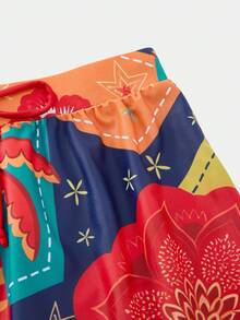 Swim Oasis 26SS 春夏度假風波西米亞魚紋套裝短褲與泳衣 2 件組 - 彩色 - 查看 5