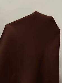 SHEIN Tall Sexy Minimalist Solid Color Dark Brown Deep V-Neck Sleeveless Backless Tie Maxi Dress, Party Night Out, Cocktail, Formal Occasions, Summer - Brown - View 8