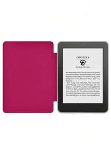 1 PC Bumper Protective Auto Wake Sleep Case For Kindle Paperwhite Transparent Scratch Resistant Anti Yellowing Precise Cutouts Flexible Soft Back Cover Daily Use Travel Office Kindle Paperwhite Case - Hot Pink - View 12