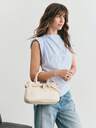 SHECARRY WOMEN'S HANDBAG, FASHIONABLE AND VERSATILE COMMUTER METAL EMBELLISHED TOTE BAG