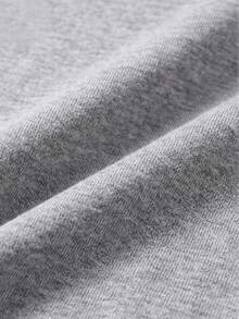 Manfinity Dauomo Grey Sleeveless Cropped Fitted Tank Top, Front Button Closure With Side Ruching, Round Neck Men's Shirt - Grey - View 3
