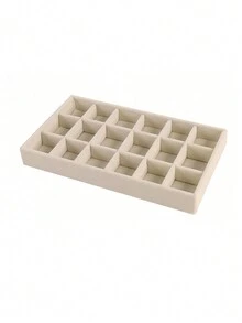 1PC Letters Pattern Ceramic Jewelry Tray, Asymmetrical Round Jewelry Storage Dish, Ring, Necklace, Earrings Collection Storage And Display, Wedding Souvenirs Gift For Wedding Souvenirs Valentine's Day Mother's Day - Beige - View 11