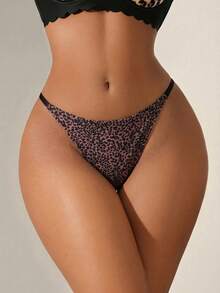 Bare Chapter Sexy Leopard Print Women's Thong - Multicolor - View 4