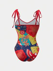 Swim Oasis 26SS 春夏度假風波西米亞魚紋套裝短褲與泳衣 2 件組 - 彩色 - 查看 9