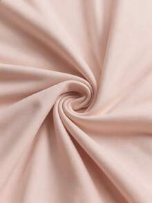 SHEIN Raffinéa Women's Elegant Contrast Lace Fishtail Hem Cape Dress - Baby Pink - View 3