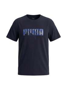 Puma Men's Sports Tees & Tanks Breathable Classic Fit Quick-Dry Weekend Sports Outdoor Blue 692026-16 - New Navy - View 1