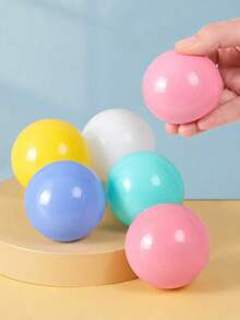 MINKOJA MINKOJA 5PCS/10PCS/20PCS/30PCS Ball Pit Balls, Free Crush Proof Plastic Toy Balls For Ball Pit, Ocean Balls, Pet Toys, Gift Bag Filler, Pinata Filler, Pool Filler, Random Color - Multicolor - View 1