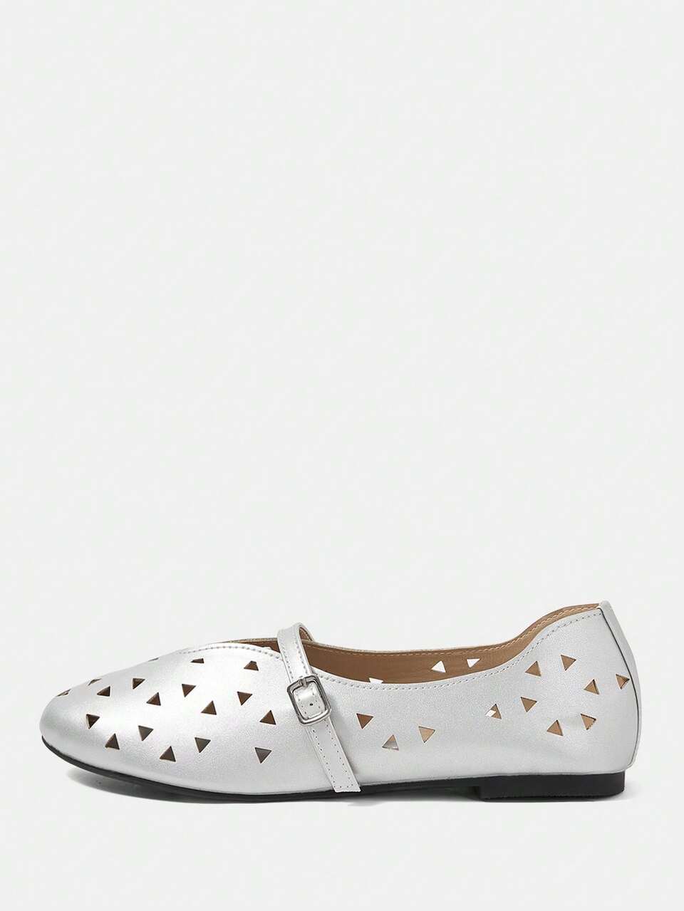 CUCCOO CHICEST Women's Skeleton, Buckle, Comfortable Flat Shoes