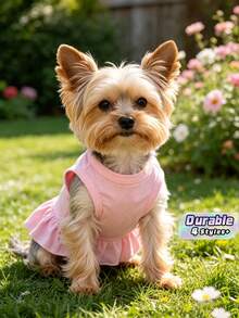 1/2Pcs Pet Dogs, Cats, Princess Dresses For Spring, Summer And Autumn, Teddy, Bichon Frise, Pomeranian And Other Small Dogs Are Suitable For Wearing Casual Gowns. Pet Dog And Cat Clothes. - Multicolor - View 1