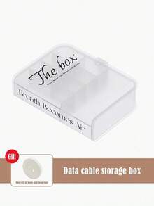 Desktop Cable Organizer Box, Multifunctional Power Cord Storage Box With Lid, Jewelry Storage Box, Book-Shaped Storage Box, Ring And Necklace Storage Box, Household And Office Cosmetic Storage, Bathroom Items, Desktop Supplies, Home Organization - Multicolor - View 13