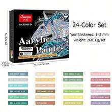 24 piezas de marcadores de arte acrílico color Morandi, bolígrafos de pintura a base de agua de punta fina para pintar, dibujar, colorear y hacer grafitis DIY - Multicolor - Ver 11