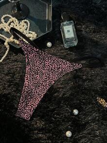 Bare Chapter Sexy Leopard Print Women's Thong - Multicolor - View 5