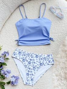 Blue and White