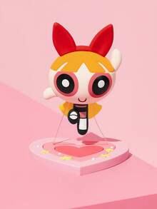 THE POWERPUFF GIRLS X SHEIN 1 個 Magic Q 風格公仔，桌面裝飾，禮物 - 彩色 - 查看 1