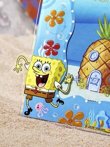 SpongeBob SquarePants | SHEIN Soporte de Marco de Fotos Bob Esponja Calzoncillos Cuadrados Pegatina de Nevera, Marco de Fotos de Acrílico, Adecuado para Exhibición de Fotos, Con Pegatina de Nevera, Regalos, Ideas de Regalos - Multicolor - Ver 5