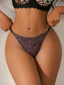 Bare Chapter Sexy Leopard Print Women's Thong - Multicolor - View 1
