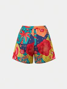 Swim Oasis 26SS 春夏度假風波西米亞魚紋套裝短褲與泳衣 2 件組 - 彩色 - 查看 11