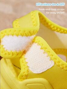 SpongeBob SquarePants | SHEIN Baby Sandals, Fashionable And Cute, Breathable Soft Beach Sandals - Yellow - View 6
