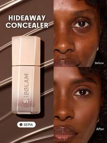SHEGLAM Hideaway Full-Coverage Concealer-Sepia Color Corrector Brightener And Highlighter - Sepia - View 1