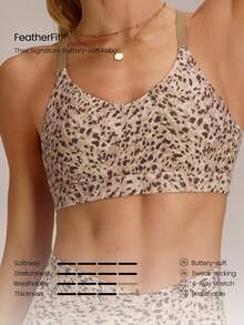 GLOWMODE Sujetador deportivo con tirantes convertibles FeatherFit™ - Multicolor - Ver 4