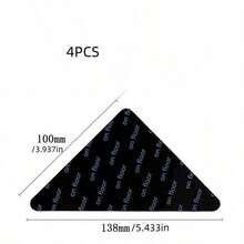 4pcs/8pcsRug Pad Gripper, Double Sided Non-Slip Rug Pads Rug Tape Stickers Washable Area Rug Pad Carpet Tape Corner Side Gripper For Hardwood Floors And Tile - Multicolor - View 11