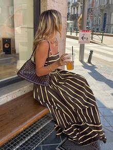 Women Midi Dresses - Warna-warni 2 - View 3