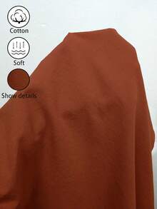 SHEIN Holidaya 女士夏季新款棉麻休闲抽绳卷边短裤，采用棉麻纹理面料，搭配弹性腰抽绳设计和卷边细节，打造轻松时尚的造型，适合日常外出、度假或轻度休闲场合，是一款百搭的休闲抽绳短裤，卡其色优雅长裤，宽松修身长裤。 - 鏽棕色 - 查看 7