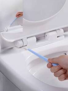 Disposable Toilet Brush Set, 1pc Handle + 10pcs Replaceable Heads For Deep, No Blind Spot Cleaning – Hygienic, Efficient, And Easy-To-Use Household Toilet Cleaning Tool. - multicolor - View 10