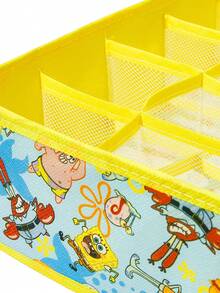 SpongeBob SquarePants | SHEIN 1個/1套可折疊多格衣櫥收納盒，適用於內衣和襪子。防塵設計，完美適用於床下、櫃頂、抽屜或作為輕便床邊收納袋。完美用於整理內衣、襪子、床上用品、折疊衣物、房間裝飾、臥室必需品和夏季衣物，友誼、起司、貓、老鼠 - 彩色 - 查看 8