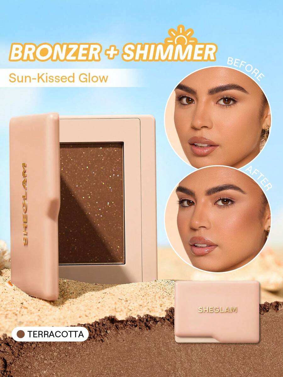 SHEGLAM Dream Touch Bronzer-12 Terracotta Powder Bronzer - Terracotta - View 1