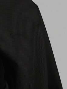 Slaydiva Top de tirantes casual acanalado con cuello en V con muesca y bloques de color para mujer talla grande - Blanco y Negro - Ver 4