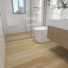 Madebyblanc 1 Roll Wood Grain Self-Adhesive Floor Sticker, 3 Colors Available, 40cm(15.7in) Width Waterproof Anti-Slip Anti-Oil Vinyl Flooring, Removable Cuttable Renter Friendly - Fan pear wood - View 13