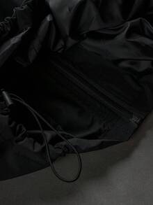 PAVTROS Men's Hooded Black Jacket, Y2K Zip-Up Jacket With Pockets, Men's Apparel - Black - View 7