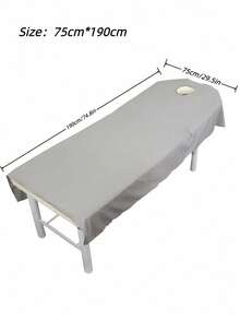 1PC 75cm X 190cm Premium Spa Massage Table Cover Easy Clean Salon Couch Sheet Face Hole Design Elastic Fit For Beauty Clinic Tattoo Shop Chiropractic Mat Must Have - Multicolor - View 9