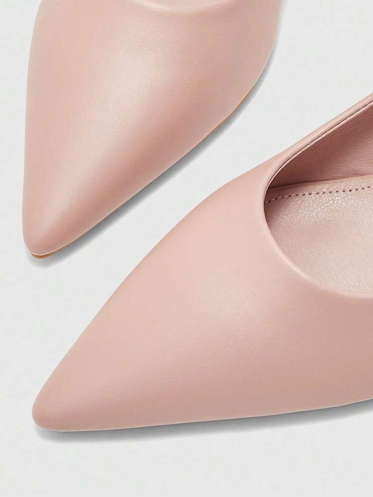 CUCCOO CHICEST Women's Classic Fashion Pink Bow High-Heeled Single Shoes, Suitable For Multiple Occasions Such As Commuting, Shopping, Dating, Etc