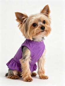 1/2Pcs Pet Dogs, Cats, Princess Dresses For Spring, Summer And Autumn, Teddy, Bichon Frise, Pomeranian And Other Small Dogs Are Suitable For Wearing Casual Gowns. Pet Dog And Cat Clothes. - Multicolor - View 8