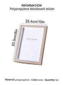 1pc Minimalist Photo Frame, Simple PC Photo Display Rack For Home Decor Valentine's Day, Valentines Wedding, Birthday - Maroon - View 7