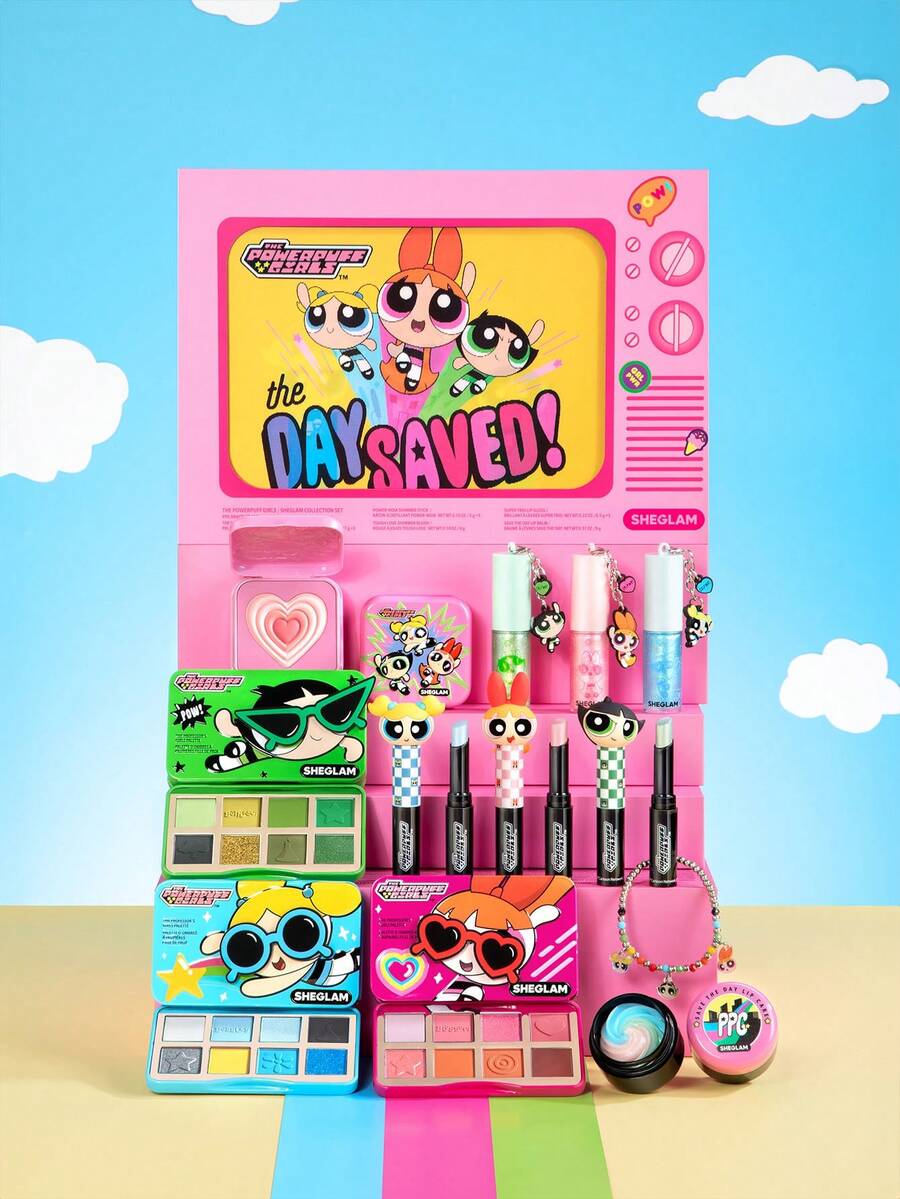 The Powerpuff Girls X SHEGLAM Full Collection Set - Multicolor - View 1