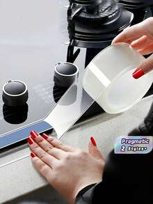1 Roll 5m Transparent Multi-Function Acrylic Adhesive Tape For Kitchen, Waterproof, Flame Resistant And Mildew Proof - View 1