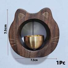 Cirelle 1Pc/2Pcs Brass Dopamine Wind Bell Creative Bedroom Hanging Piece Doorbell Meditation Summer Japanese-Style Hanging Decoration Door Decoration Bell - multicolor - View 11