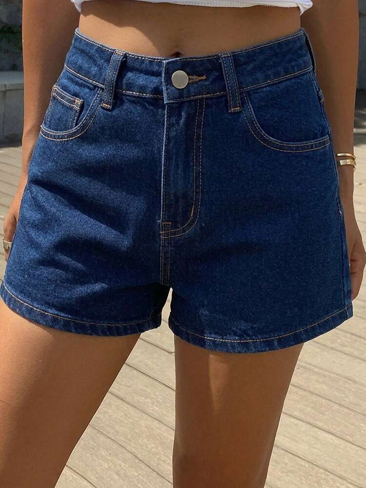 Tween Girl Summer Casual Washed Denim Shorts