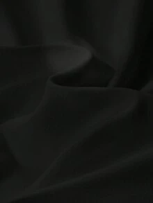 Fluxe 女款休閒純色針織修身基本款立領長袖T恤 - 黑色 - 查看 5