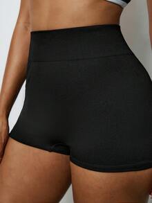 Voyena 2 Stück Damen Große Größen Einfarbige Plissee Sport Shorts - Verschiedenfarbig - Übersicht 5