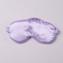 SHEIN 1 pièce Masque pour les yeux de couleur unie, Masque pour les yeux en diamant chaud, Masque pour les yeux en soie respirant et ombrant pour le sommeil avec élastique large, Masque pour les yeux aidant à dormir sans pression - Multicolore - Voir 13