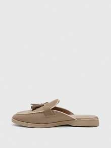 CUCCOO BIZCHIC Buckle Simple And Generous Fashion Versatile Leisure Workplace Commuter Women Flat Shoes - Apricot. - View 11