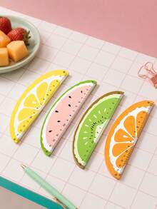 Joivida 1/4Pcs Creative Fruit Pattern Wooden Ruler, Vibrant Exquisite Design, Perfect Gift For Classroom Rewards & Birthday, Ideal For School Home Decoration - multicolor - View 9