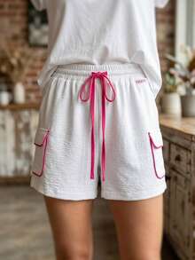 Short de verano para mujer - Rosa Fucsia - Ver 1
