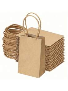 Kantong Kertas Ukuran Besar dengan Pegangan, Kantong Hadiah Berbagai Ukuran, Kantong Belanja Kertas, Kantong Kerajinan, Kantong Produk untuk Pesta Ulang Tahun - MultiWarna - View 2