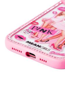 Mean Girls | SHEIN 壞女孩玫瑰紅鑽石閃亮手機殼，防摔保護 iPhone13-17 手機殼 - 彩色 - 查看 6